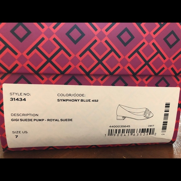 Tory Burch Gigi Suede Pump size 7 - Picture 3 of 4